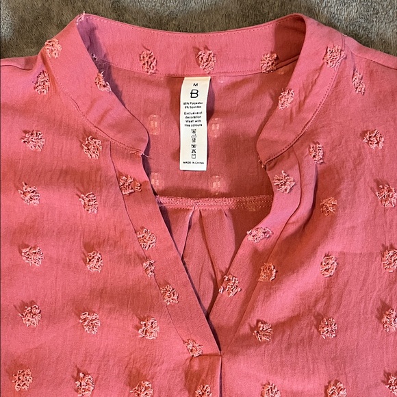 Pink Ruffled Sleeve Top - Picture 3 of 5